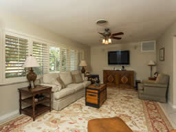 Just inside is a lovely formal living room