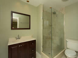 The Master bath has been nicely remodeled
