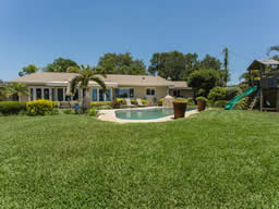 There’s plenty of space in the back yard