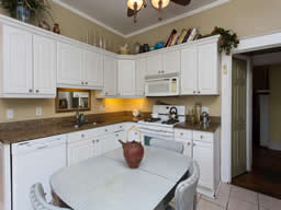 You'll appreciate the gas range for cooking
