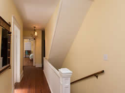 The second floor landing