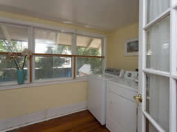 The second floor laundry room is super convenient