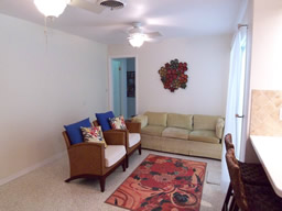 The family room opens to the lanai as well