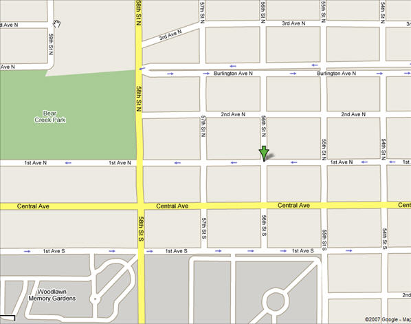 Maps to St. Petersburg's Cute Starter Home in Stonemont