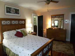 The Master bedroom is quite spacious.