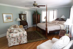 The Master suite is quite large.