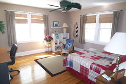 Here's one of the other three bedrooms.