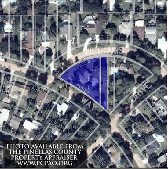 This home sits on a large lot in the Pink Streets