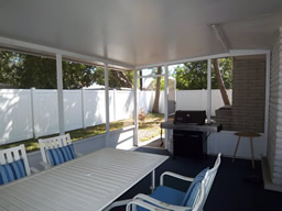 Enjoy grilling and outdoor dining.