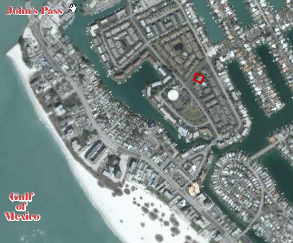 This location is just a quick walk or bike ride to the beach and just south of John's Pass Village