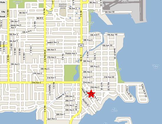 This Beautiful Bungalow In St. Petersburg, Florida was built in 2006