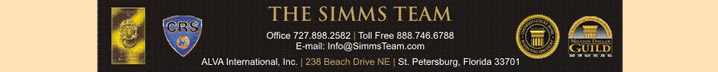 The Simms Team at Coastal Properties Group International- St. Petersburg and Tampa Bay area Residential Real Estate 727-898-2582