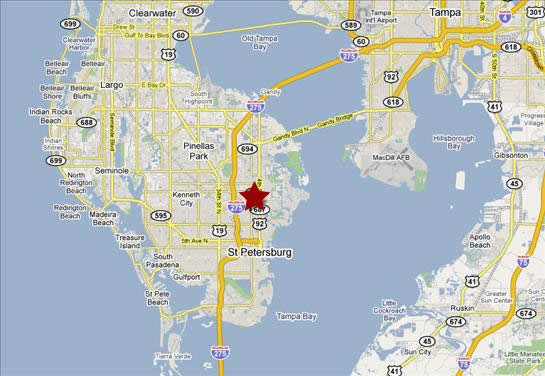 This home is centrally located in the Tampa Bay Area