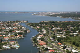 Fabulous boating water opens out to Boca Ciega Bay.