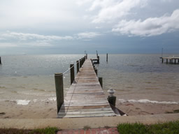 Meander down the long dock to watch the water or do a little fishing.