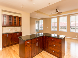 Notice the adjacent dry bar