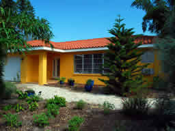 Here's the dock and view down the canal.