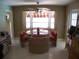 Try the breakfast room for a casual meal.