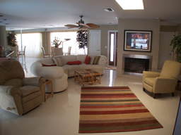 Inside you'll enjoy the totally updated, open space.