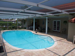 Take a dip in this sparkling pool!