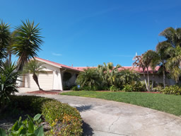 A circular drive welcomes you home.