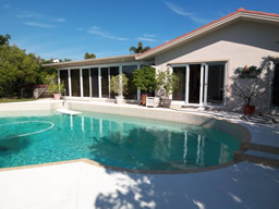 You'll enjoy the swimming pool on hot days.