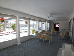 Straight ahead is a large family room