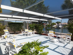 There's a nice screened patio to enjoy