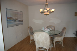 A formal dining area for every meal
