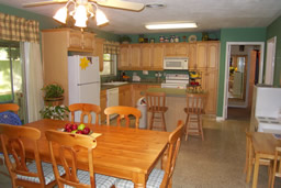 The huge remodeled kitchen is the heart of this home