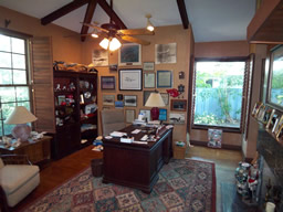 A handsome library retreat