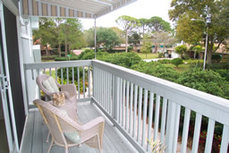 The Balcony off of the Master Bedroom