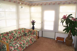  Relax or entertain in the large Florida room.