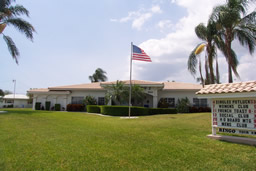 The clubhouse offers a wide variety of activities.